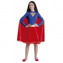 Costume da Super Girl eroina carnevale vestito per ragazza 14-16 anni cosplay