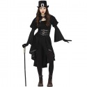 Costume Carnevale Da ragazza Gotica Gothic Vestito Halloween Travestimento 14-16