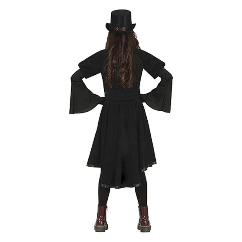 Guirca Costume Carnevale Da ragazza Gotica Gothic Vestito Halloween...