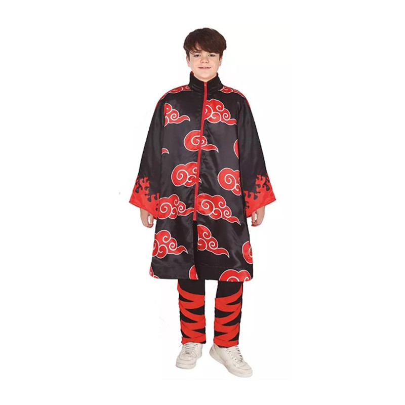 Costume Naruto Akatsuki Itachi Deidara Pain Alba mantello cosplay 14-16 anni
