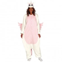 Costume da unicorno rosa per donna adulta Kigurumi Guirca tg 42-44  tuta intera