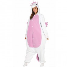 Costume da unicorno rosa per donna adulta Kigurumi Guirca tg 42-44  tuta intera
