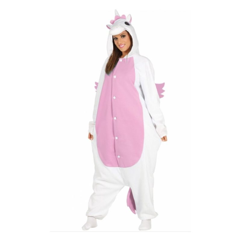 Guirca Costume da unicorno rosa per donna adulta Kigurumi Guirca tg...