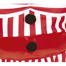 Costume da pagliaccio assassino clown killer carnevale Halloween donna Horror