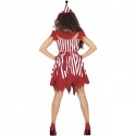 Costume da pagliaccio assassino clown killer carnevale Halloween donna Horror