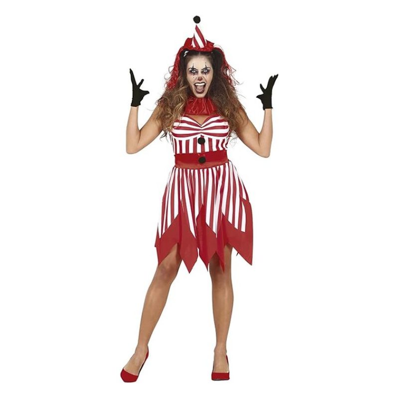 Guirca Costume da pagliaccio assassino clown killer carnevale Hallo...