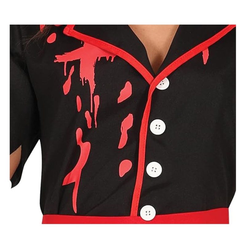 Guirca Costume infermiera zombie carnevale halloween abito vestito ...