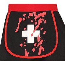 Costume infermiera zombie carnevale halloween abito vestito horror Donna