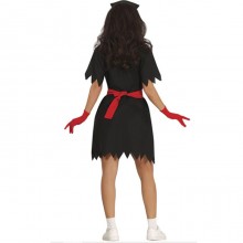 Costume infermiera zombie carnevale halloween abito vestito horror Donna