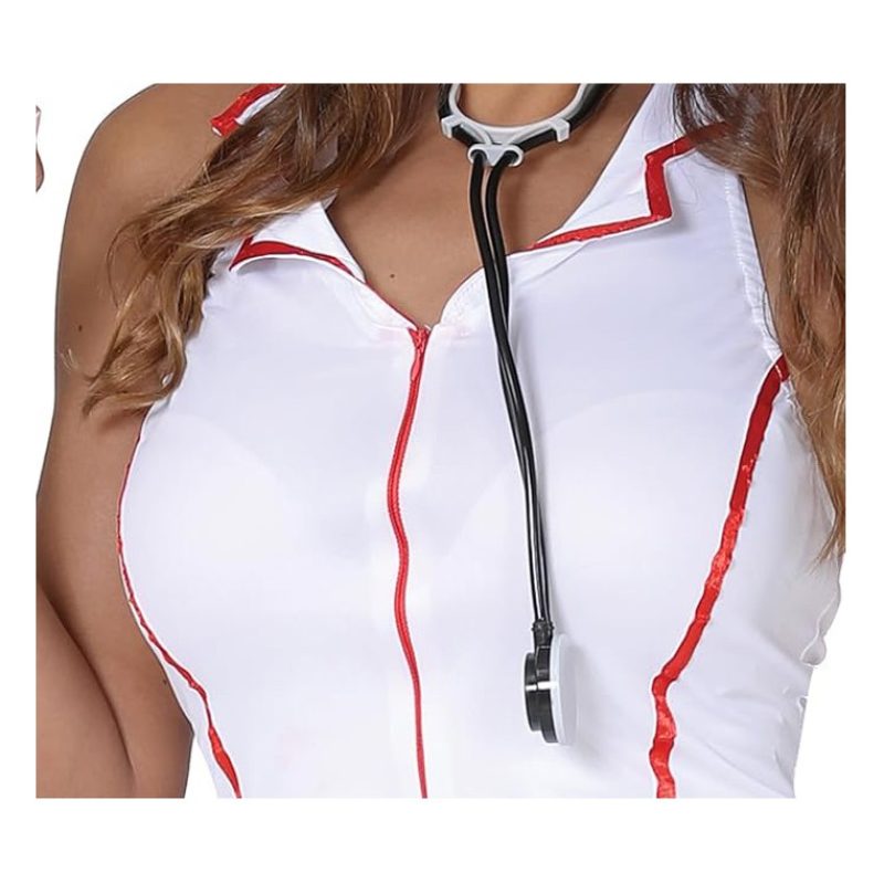 Guirca Costume infermiera sexy Carnevale Halloween abito vestito pe...