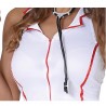 Guirca Costume infermiera sexy Carnevale Halloween abito vestito pe...