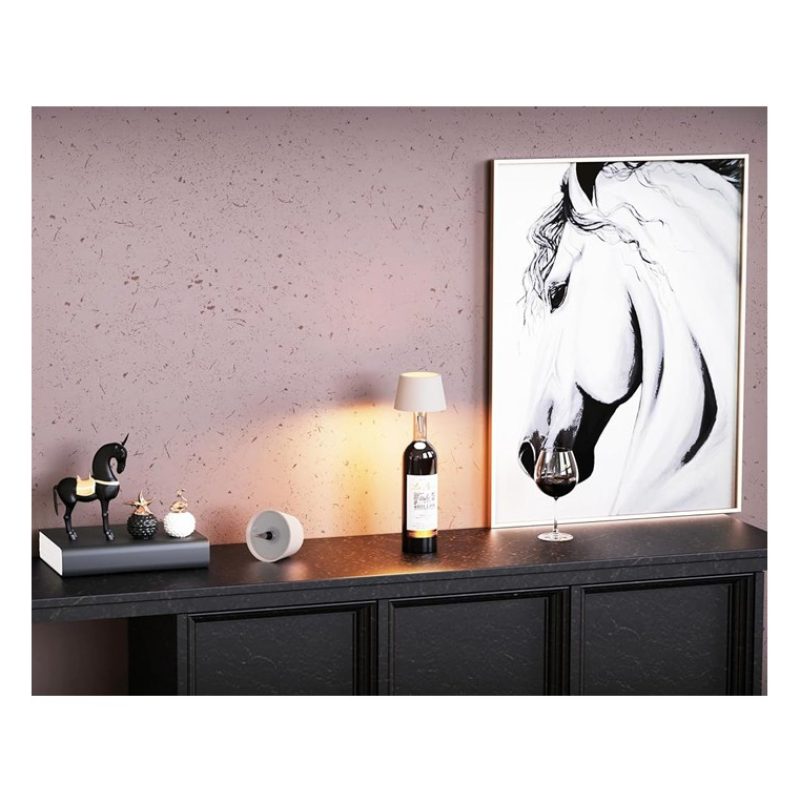 MU Lampada led con tappo per bottiglie di vino ricaricabile USB tou...