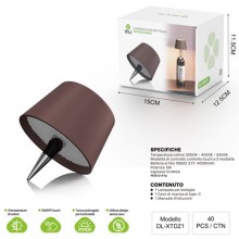 Lampada led con tappo per bottiglie di vino ricaricabile USB touch 3 luminosità