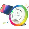 Mini lampada LED RGB LCD Ricarica wireless bluetooth speaker ricaricabile radio