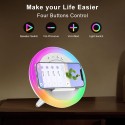 Mini lampada LED RGB LCD Ricarica wireless bluetooth speaker ricaricabile radio