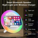 Mini lampada LED RGB LCD Ricarica wireless bluetooth speaker ricaricabile radio