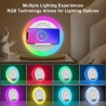 MU Mini lampada LED RGB LCD Ricarica wireless bluetooth speaker ric...