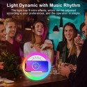 Mini lampada LED RGB LCD Ricarica wireless bluetooth speaker ricaricabile radio