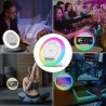MU Mini lampada LED RGB LCD Ricarica wireless bluetooth speaker ric...