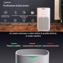 EZVIZ Purificatore d'Aria con Tecnologia UV-C che Uccide Batteri e Virus Quattro Stadi Filtraggio Fino a 30mq