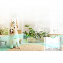 EZVIZ Purificatore d'Aria con Tecnologia UV-C che Uccide Batteri e Virus Quattro Stadi Filtraggio Fino a 30mq