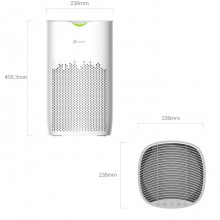 EZVIZ Purificatore d'Aria con Tecnologia UV-C che Uccide Batteri e Virus Quattro Stadi Filtraggio Fino a 30mq