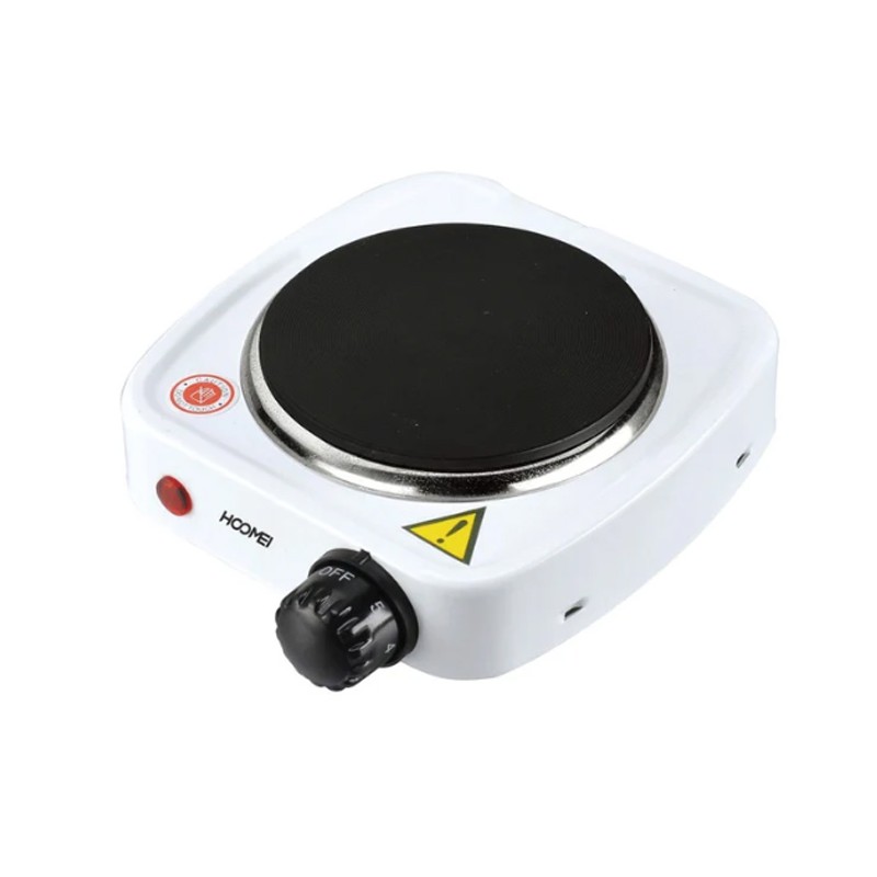 Mini Fornello Elettrico 500W Campeggio Singolo Piastra 100mm Ghisa Viaggio
