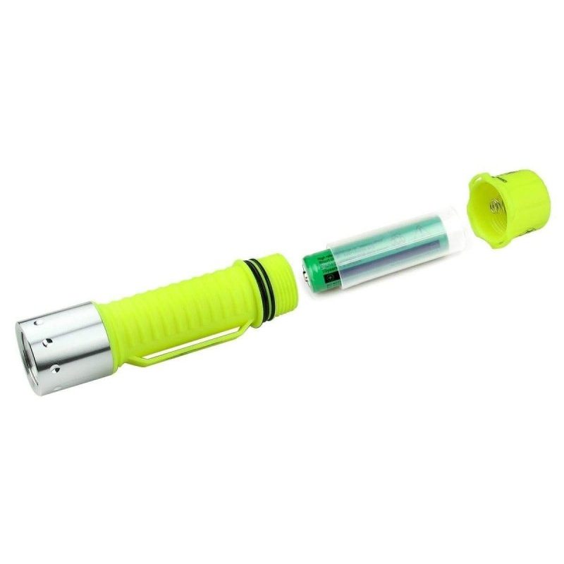 Torcia Led Subacquea 100 metri Luce immersione diving sub snorkeling 1600 Lumen