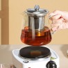 HOOMEI Mini Fornello Elettrico 500W Campeggio Singolo Piastra 100mm...