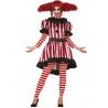 Guirca Costume da pagliaccio assassino clown killer donna carnevale...