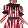 Guirca Costume da pagliaccio assassino clown killer donna carnevale...