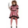 Guirca Costume da pagliaccio assassino clown killer donna carnevale...