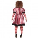 Costume da pagliaccio assassino clown killer donna carnevale Halloween Horror