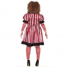 Costume da pagliaccio assassino clown killer donna carnevale Halloween Horror