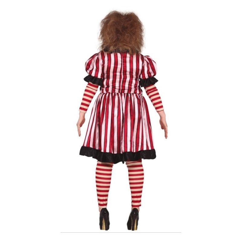 Guirca Costume da pagliaccio assassino clown killer donna carnevale...
