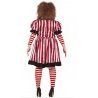 Guirca Costume da pagliaccio assassino clown killer donna carnevale...