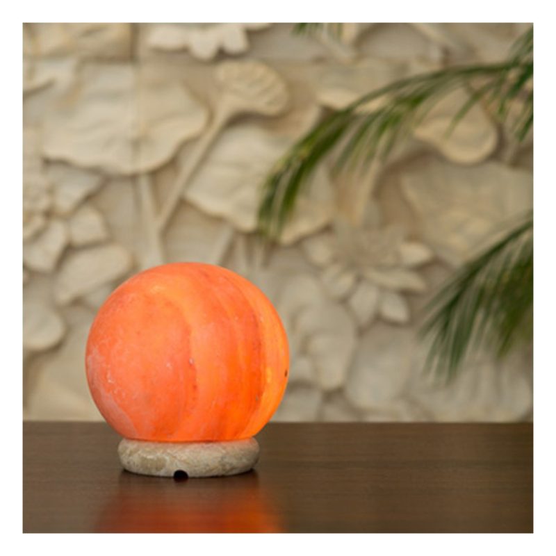 AD Trend Lampada di sale rosa dell'Himalaya 3.25 Kg con base in leg...