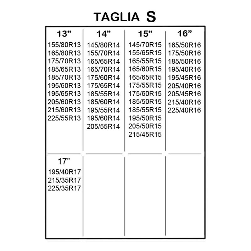 Tidierre srl Calze da Neve, Taglia S, Omologate Italia EN 16662-1 M...
