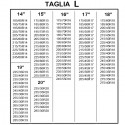 Calze da Neve, Taglia L, Omologate Italia EN 16662-1 Montaggio rapido,Taglia L