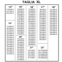 Calze da Neve, Taglia XL, Omologate Italia EN 16662-1 Montaggio rapido,Taglia XL