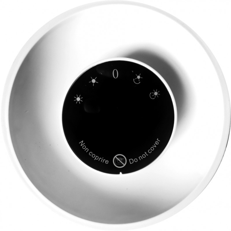 HOOMEI Stufa Elettrica al carbonio Oscillante 600W Temperatura Rego...