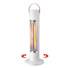 Stufa Elettrica al carbonio Oscillante 600W Temperatura Regolabile con maniglia