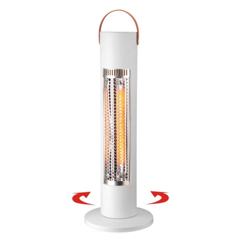 HOOMEI Stufa Elettrica al carbonio Oscillante 600W Temperatura Rego...