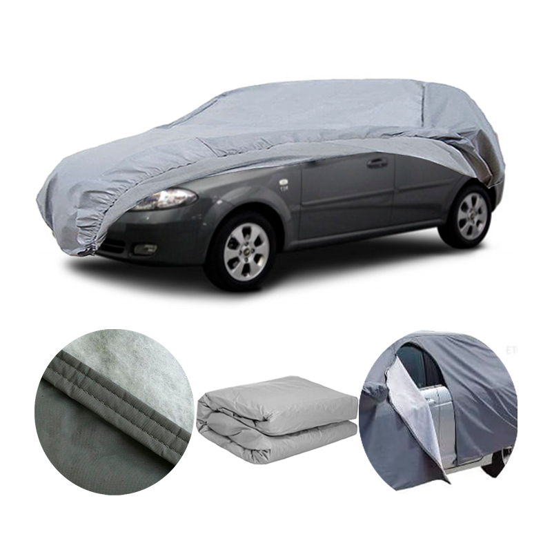 Telo copri auto copriauto felpato impermeabile con zip per CHEVROLET Lacetti