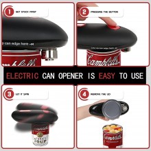 Apriscatole Elettrico Apri Barattolo da Cucina Automatico Apri contenitore