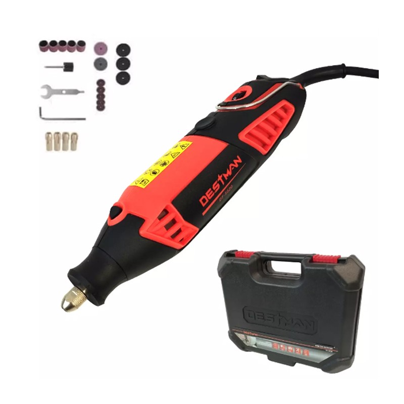 Kit mini trapano 44 pezzi smerigliatrice rotante 240W fresa utensile rotativo