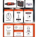 Kit mini trapano 44 pezzi smerigliatrice rotante 240W fresa utensile rotativo