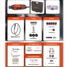 DESTMAN Kit mini trapano 44 pezzi smerigliatrice rotante 240W fresa...