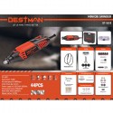 Kit mini trapano 44 pezzi smerigliatrice rotante 240W fresa utensile rotativo