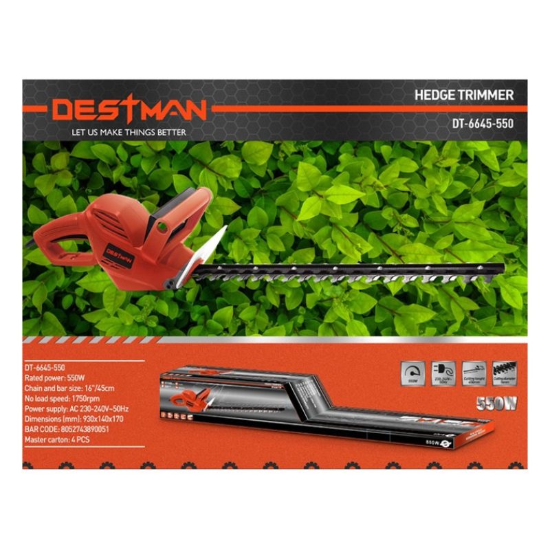 DESTMAN Tagliasiepi elettrico a filo taglia siepi tosasiepi 550W do...